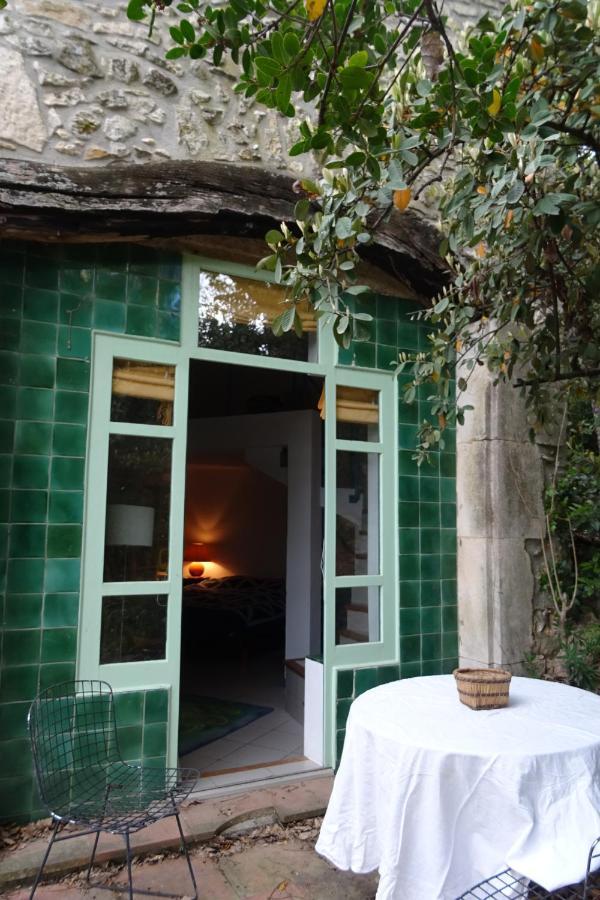 Villa Mas En Pierres Seches Avec Piscine à Lussan  Extérieur photo