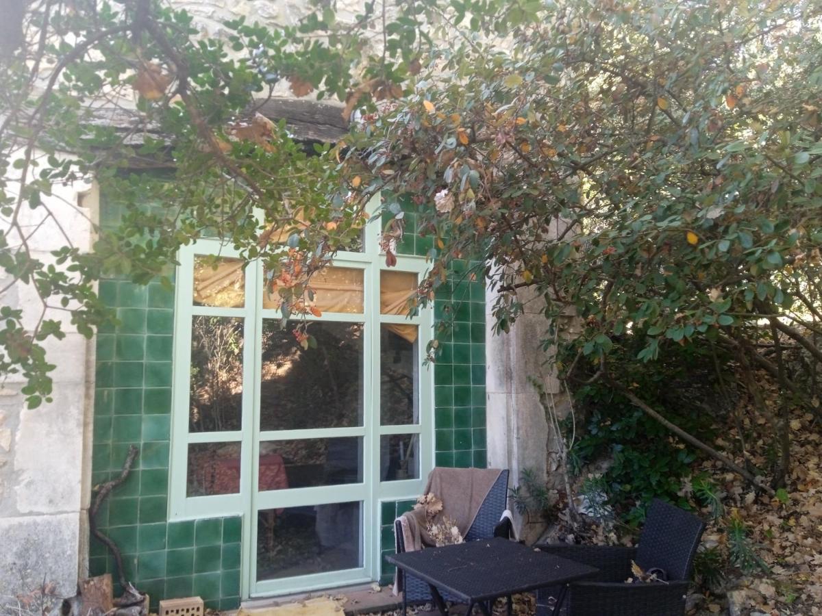 Villa Mas En Pierres Seches Avec Piscine à Lussan  Extérieur photo